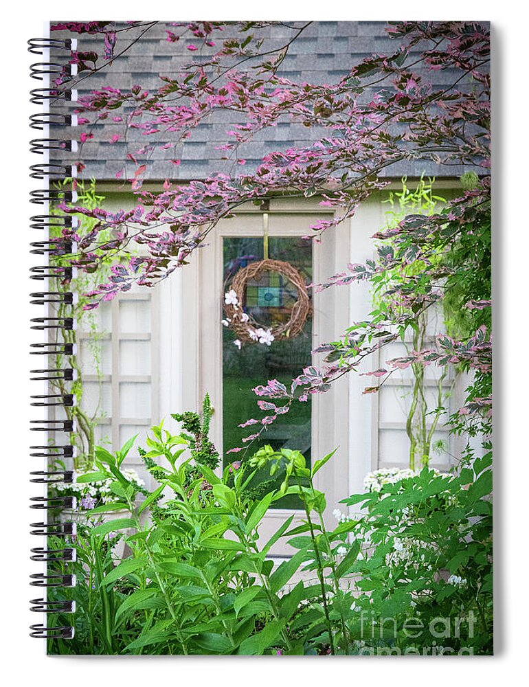 3 Sunnylea Spiral Notebook featuring the photograph Sunnylea Spring View by Marilyn Cornwell