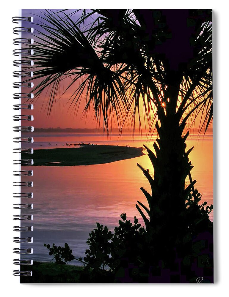 Fine Art Spiral Notebook featuring the photograph Sunrise at Bird Island by Robert Harris
