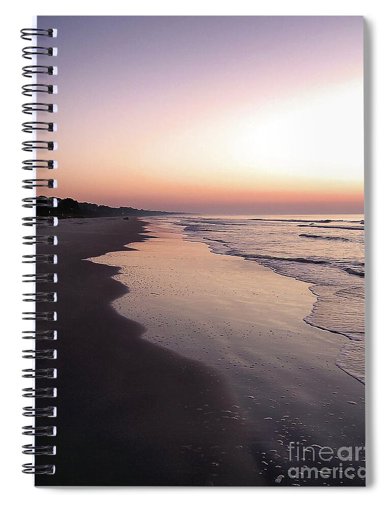 Hilton Head Island Spiral Notebook featuring the photograph Sunrise On Hilton Head Island by Phil Perkins