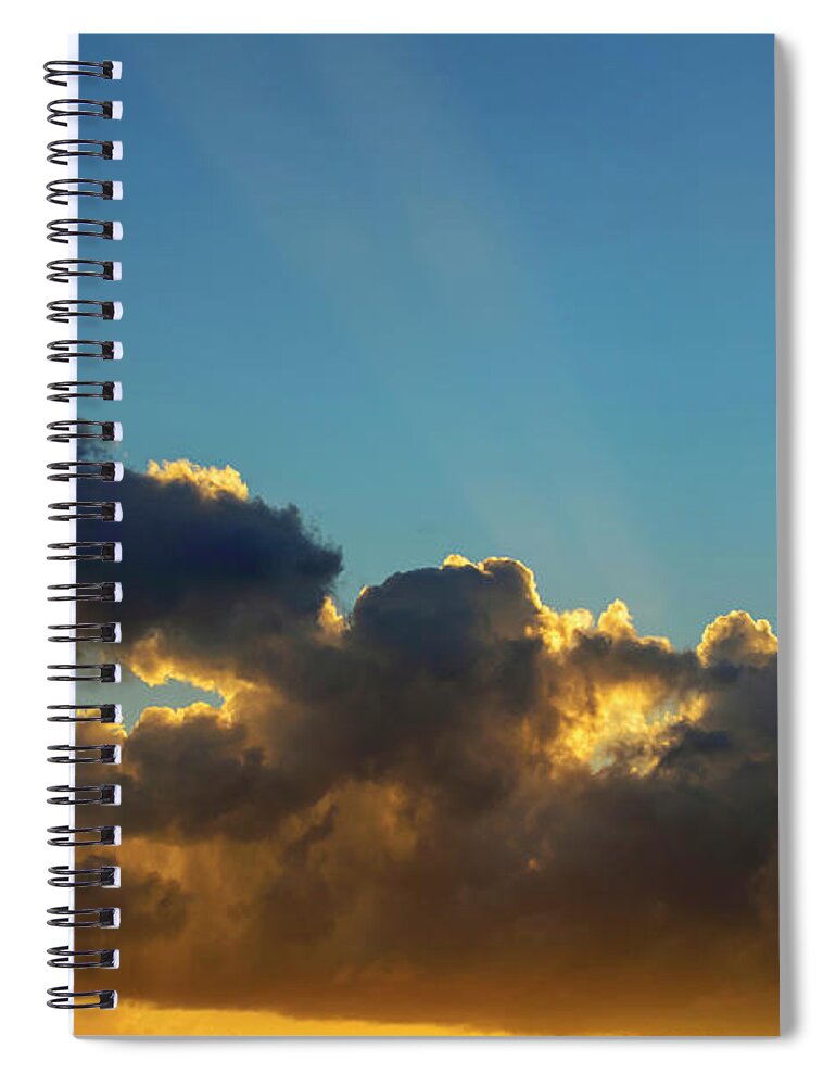 Sunset Spiral Notebook featuring the photograph Sunset 6 by AE Jones