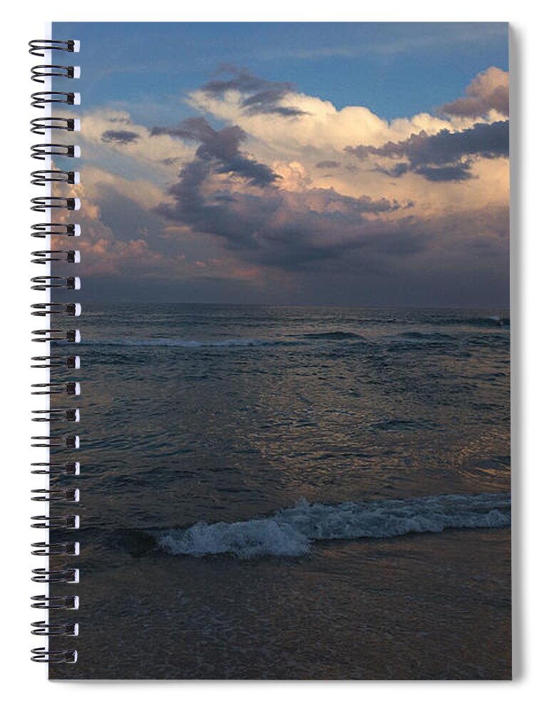Outer Banks Spiral Notebook featuring the photograph Sunset at the Outer Banks by Ken Kvamme
