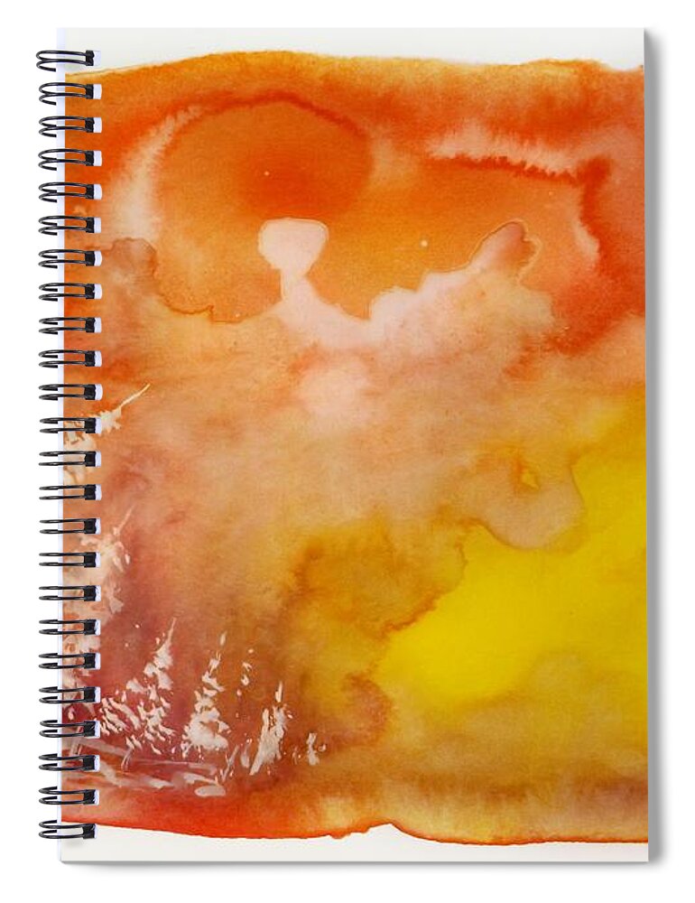 Landscape Painting Spiral Notebook featuring the painting Sunset Melody by David Neace CPX