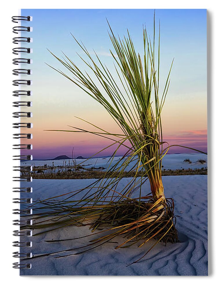 Evening Spiral Notebook featuring the photograph Sunset Sands by Jason Roberts