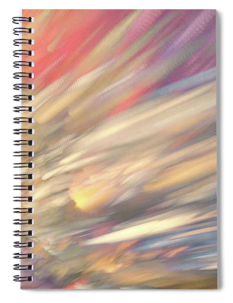 Sunset Spiral Notebook featuring the photograph Sunset Spectrum cropped by Matt Molloy
