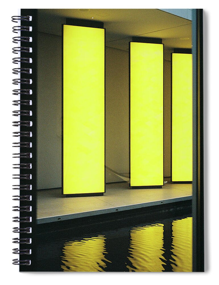 Stairs Spiral Notebook featuring the photograph Support through dimensions by Barthelemy De Mazenod
