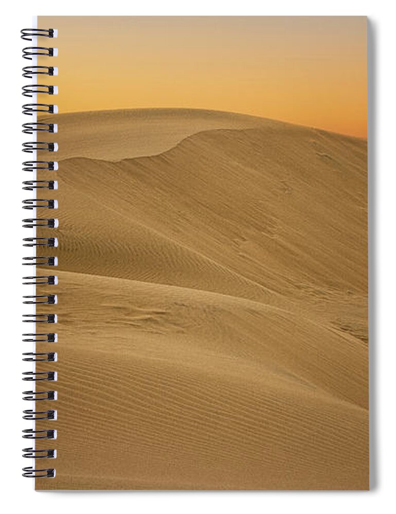 Oceano Dunes Spiral Notebook featuring the photograph Surreal Sand Dunes by Mimi Ditchie
