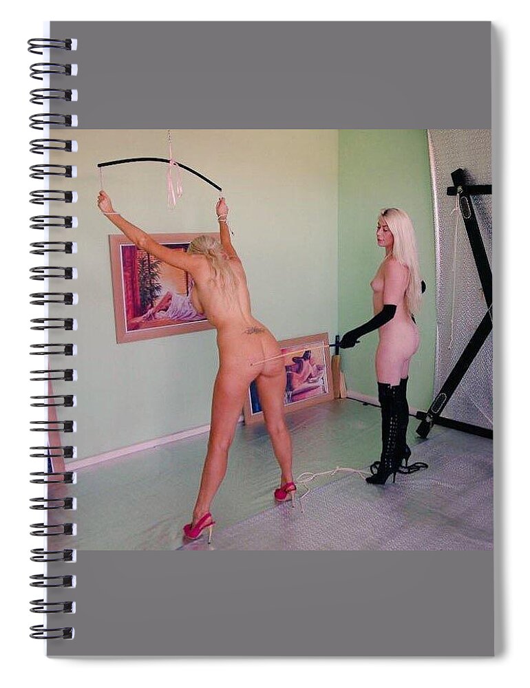 Naked Spiral Notebook featuring the photograph Suspended by Asa Jones