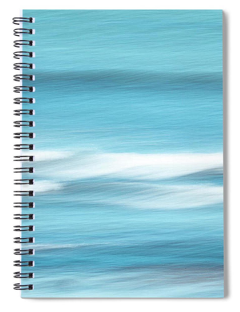 Beach Spiral Notebook featuring the photograph Swampscott Waves by Catherine Grassello
