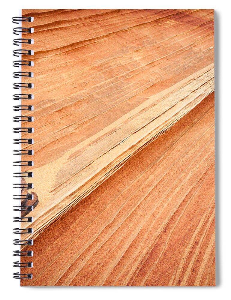Cottonwood Cove Spiral Notebook featuring the photograph Swoosh by Peter Boehringer