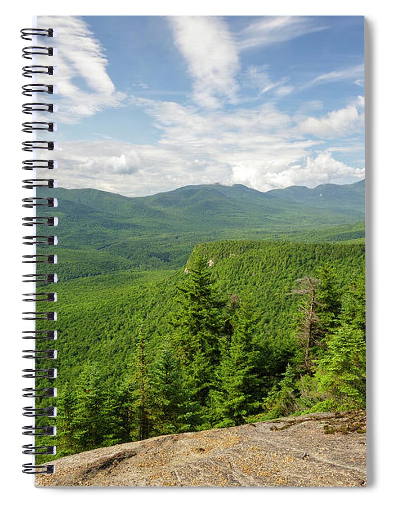 Attitash Trail Spiral Notebook featuring the photograph Table Mountain - Bartlett New Hampshire USA by Erin Paul Donovan
