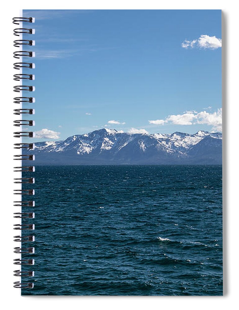 Lake Spiral Notebook featuring the photograph Tahoe Blue by Gary Geddes