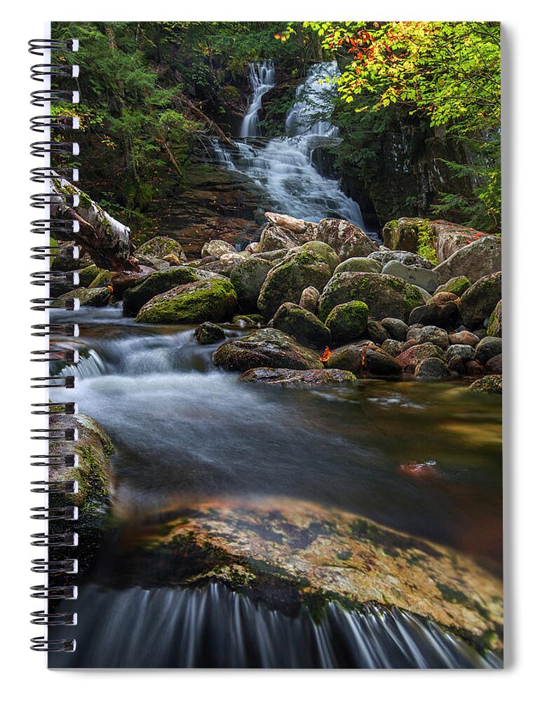 Tama Spiral Notebook featuring the photograph Tama Fall Autumn by White Mountain Images