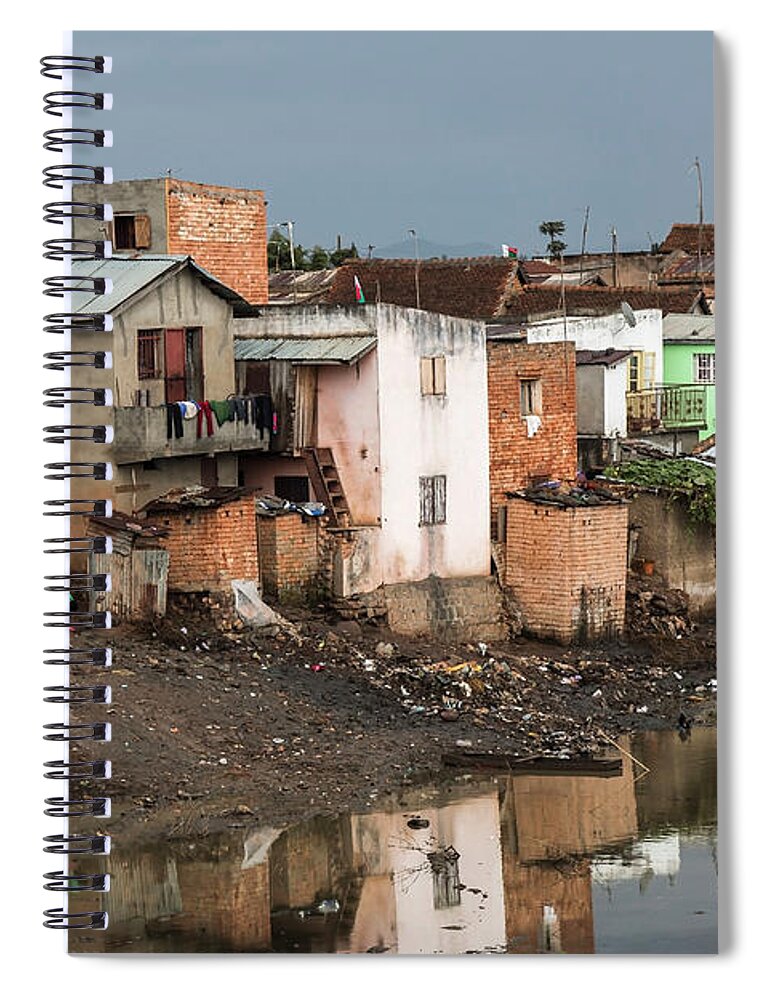 Madagascar Spiral Notebook featuring the photograph Tana's suburbs - 2 by Claudio Maioli