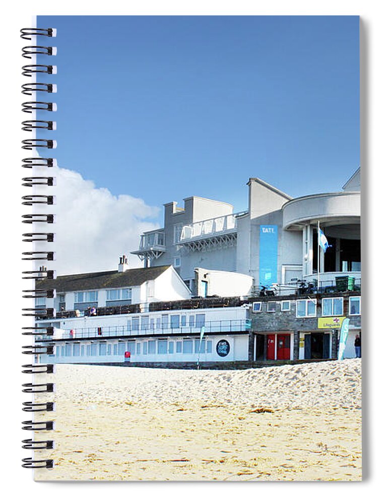 Tate St Ives Spiral Notebook featuring the photograph Tate Gallery St Ives Cornwall by Terri Waters