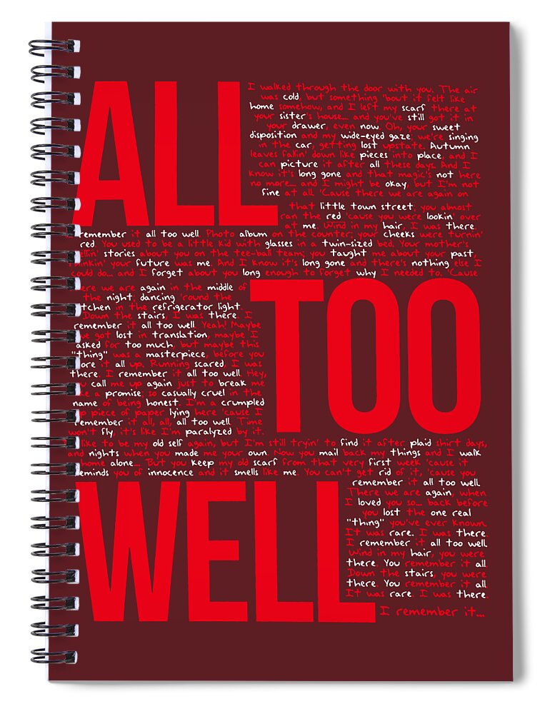 Official Taylor Swift Spiral Notebooks
