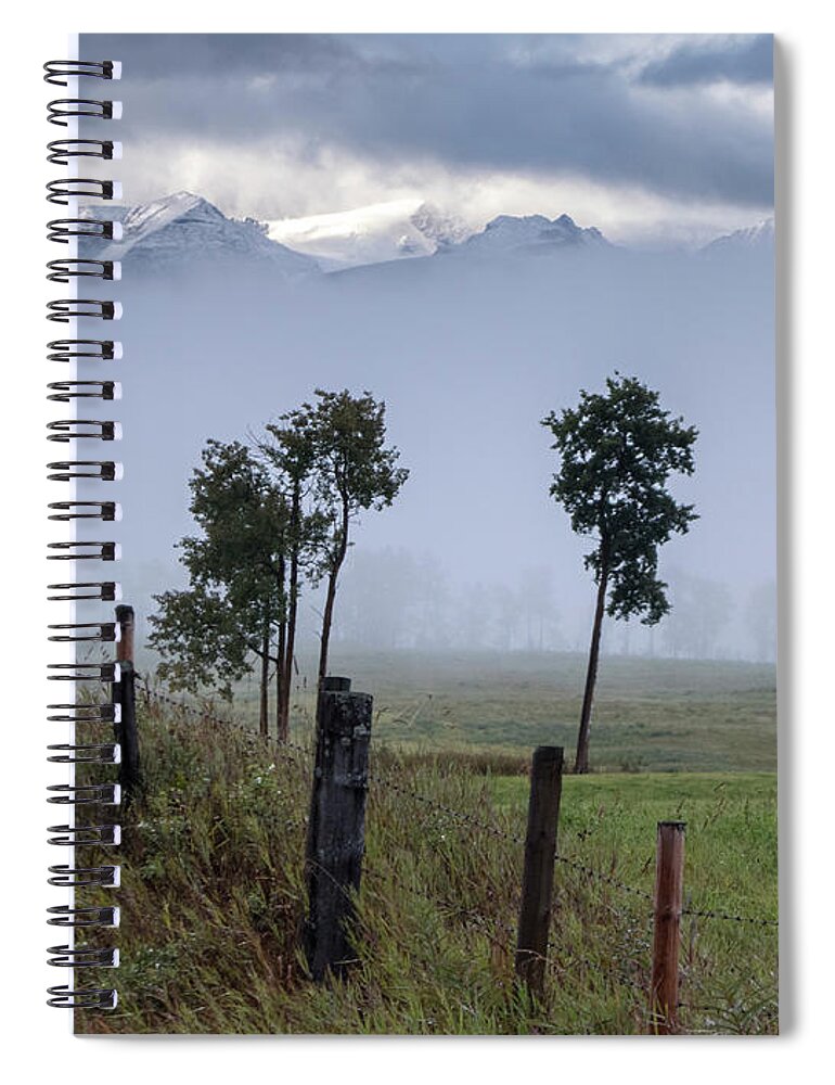 British Columbia Spiral Notebook featuring the photograph Telkwa High Road by Mary Lee Dereske