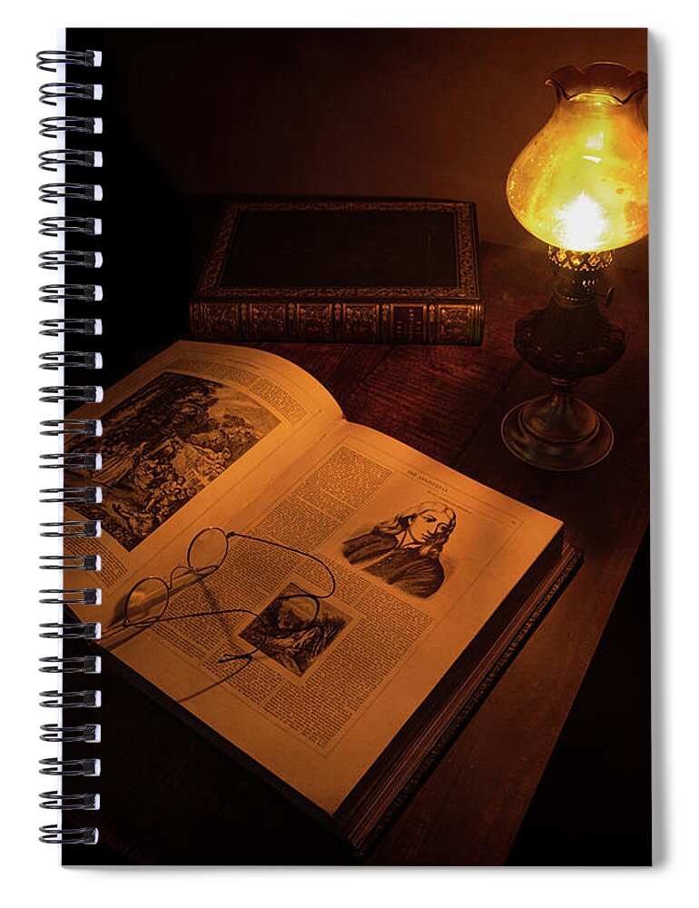 The Art Journal Spiral Notebook featuring the photograph The Art Journal by Average Images