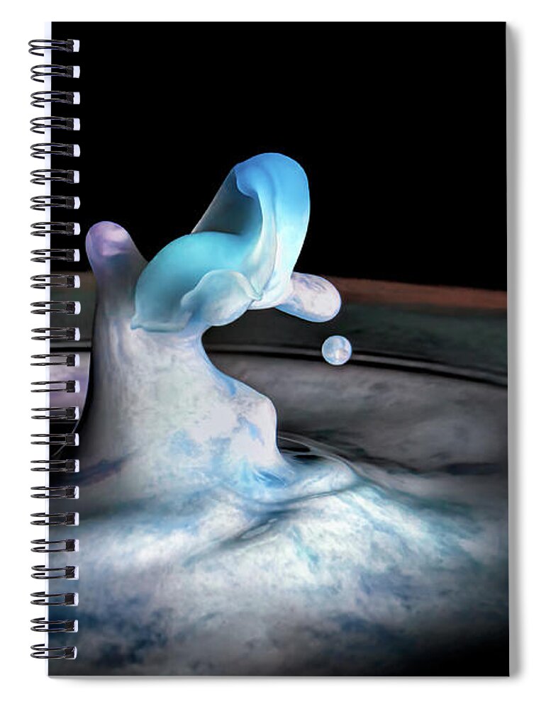 Photograph Spiral Notebook featuring the photograph The Baby Elephant by Michael McKenney