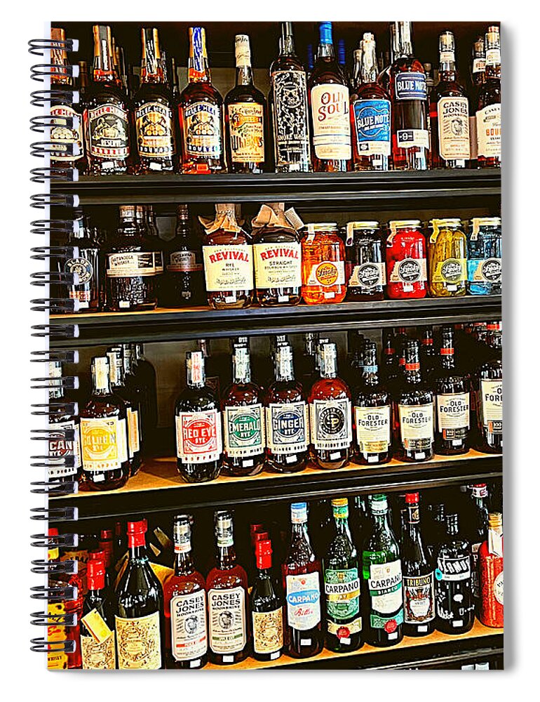 Liquor Spiral Notebook featuring the photograph The Candy Store by Lee Darnell