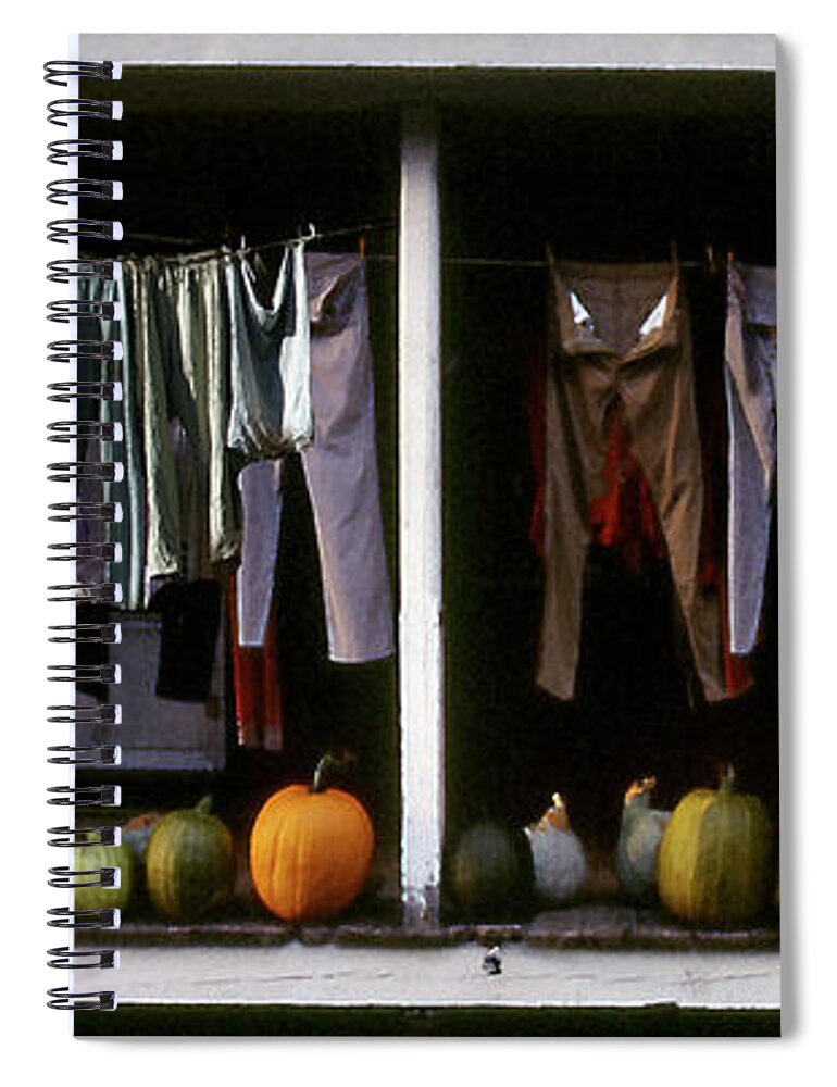 Porch Spiral Notebook featuring the photograph The Country Porch by Wayne King