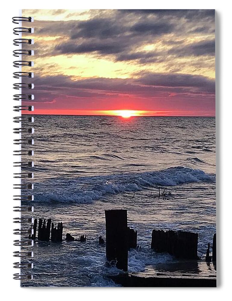 Photography Spiral Notebook featuring the photograph The Curve by Lisa White