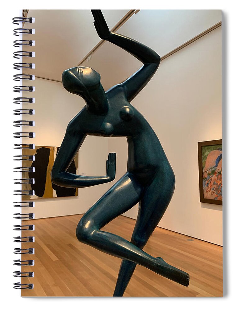 Sculpture Spiral Notebook featuring the photograph The Dancer by Lee Darnell