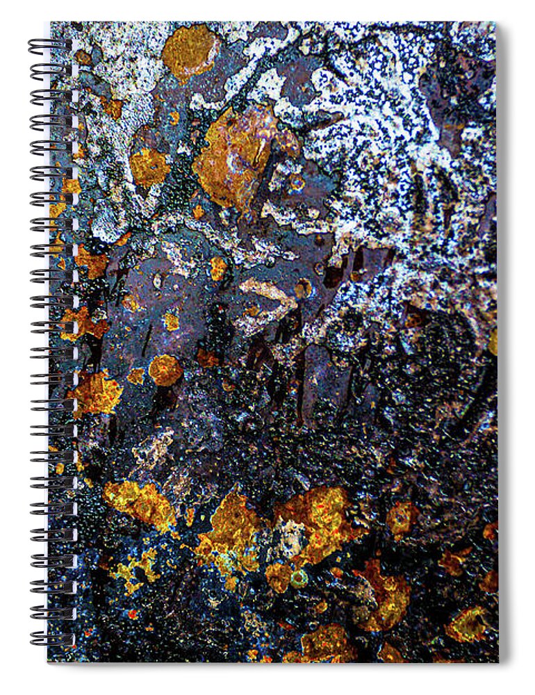 Abstract Spiral Notebook featuring the photograph The Dark Forest by Liquid Eye