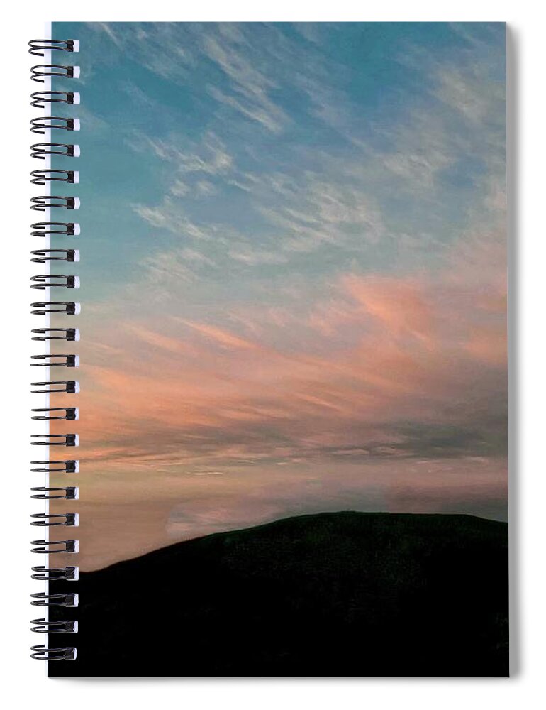 Dawn Spiral Notebook featuring the photograph The Delicate Light of Dawn by Sarah Lilja