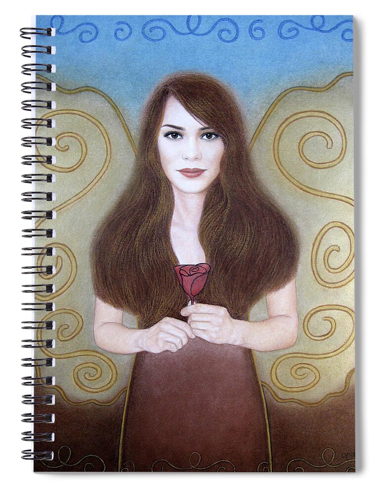 Dream Spiral Notebook featuring the painting The Dream by Lynet McDonald