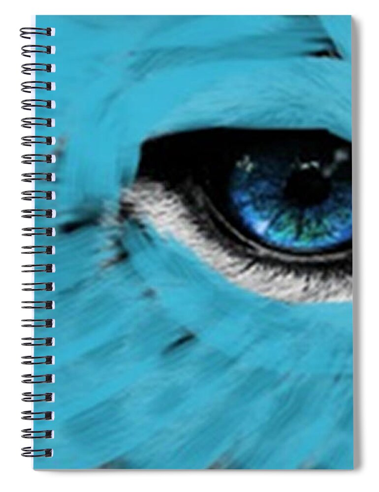 The Eye Of The World Spiral Notebook featuring the digital art the Eye of the world by Archangelus Gallery