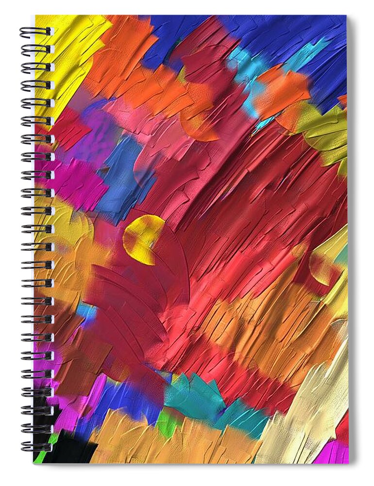Digital Spiral Notebook featuring the digital art The Gala by Ralph White