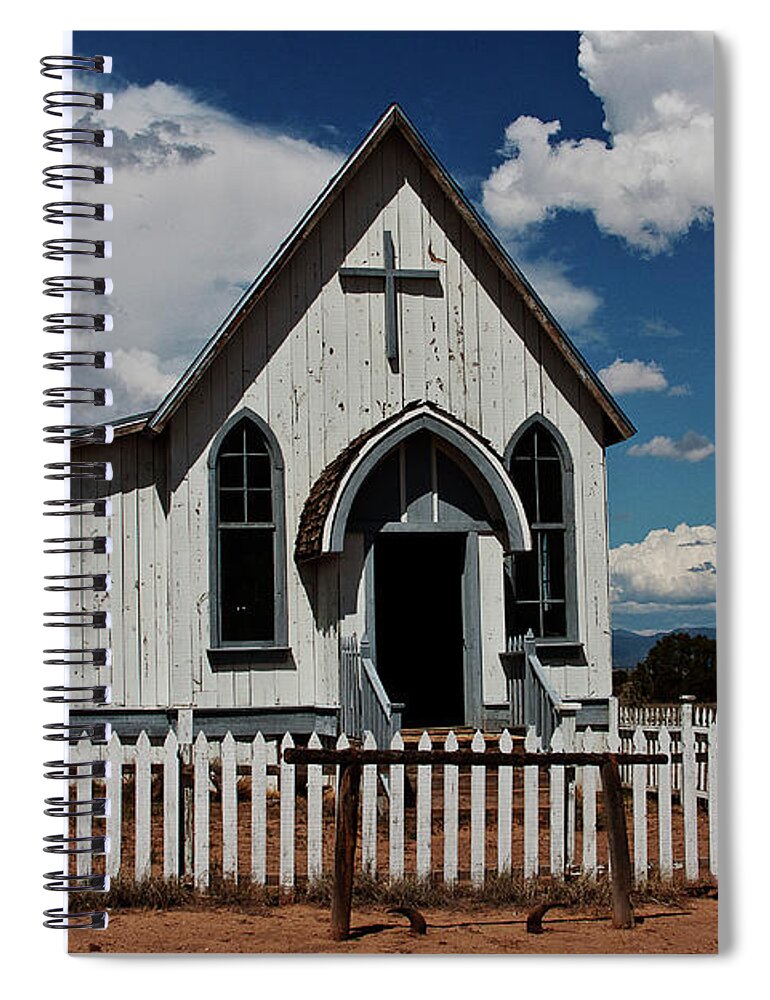 New Mexico Spiral Notebook featuring the photograph The Gathering by Carmen Kern