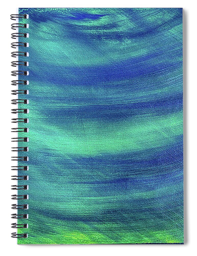 Art Spiral Notebook featuring the photograph The Glide by Jay Heifetz