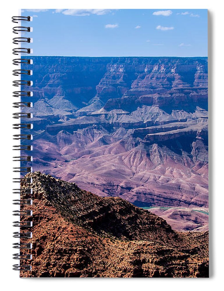 The Grand Canyon Arizona Spiral Notebook featuring the digital art The Grand Canyon Arizona by Tammy Keyes