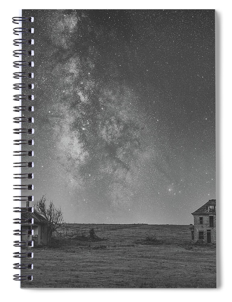 Kansas Spiral Notebook featuring the photograph The Guest House by Darren White