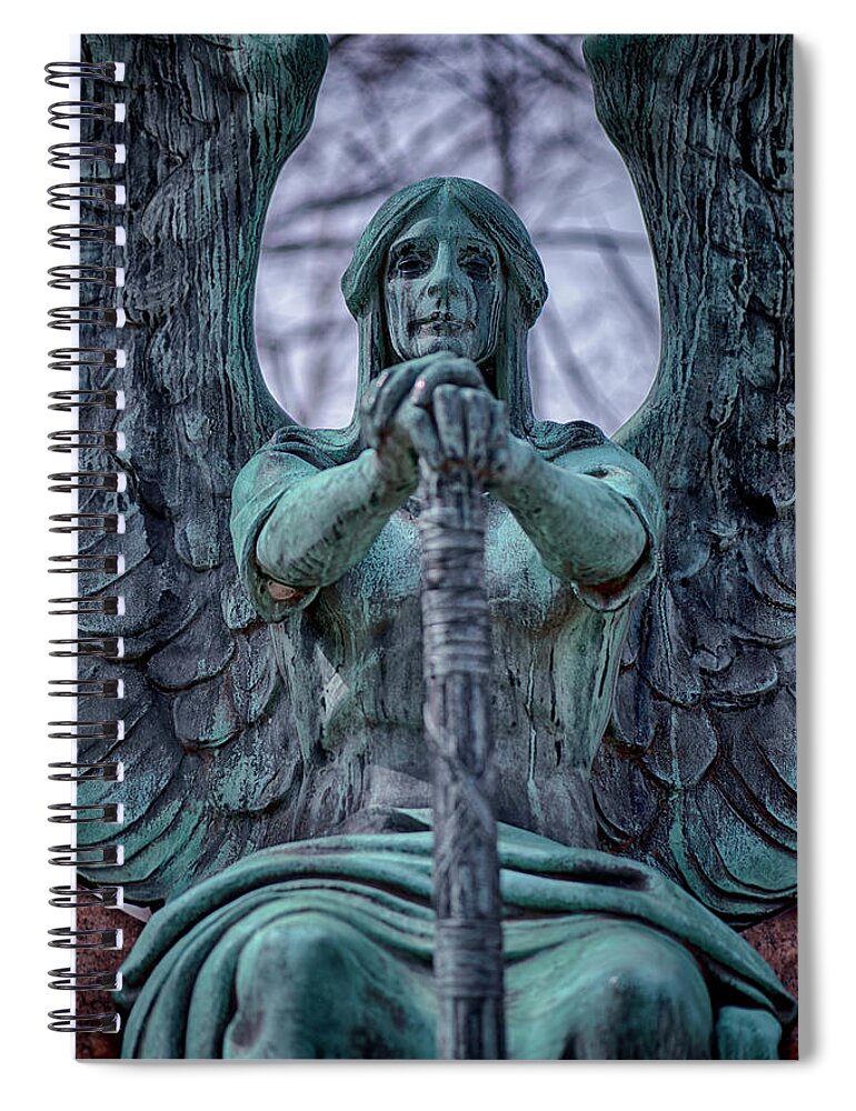 Cleveland Spiral Notebook featuring the photograph The Haserot Angel 1 by Rosette Doyle