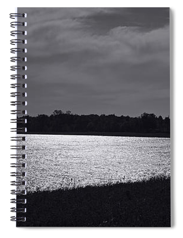 Landscape Spiral Notebook featuring the photograph The Ice Age by Karine GADRE