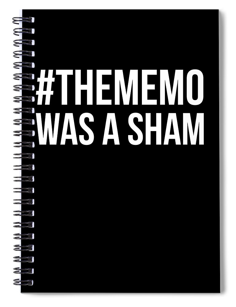 Funny Spiral Notebook featuring the digital art The Memo Was A Sham by Flippin Sweet Gear