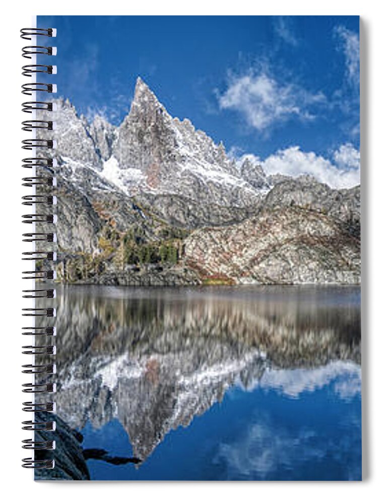 Landscape Spiral Notebook featuring the photograph The Minarets by Romeo Victor