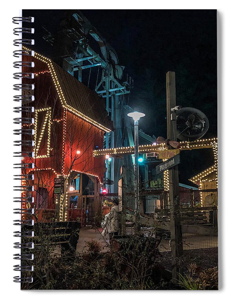 Christmas Spiral Notebook featuring the photograph The Most Wonderful Time of the Year by Richie Parks
