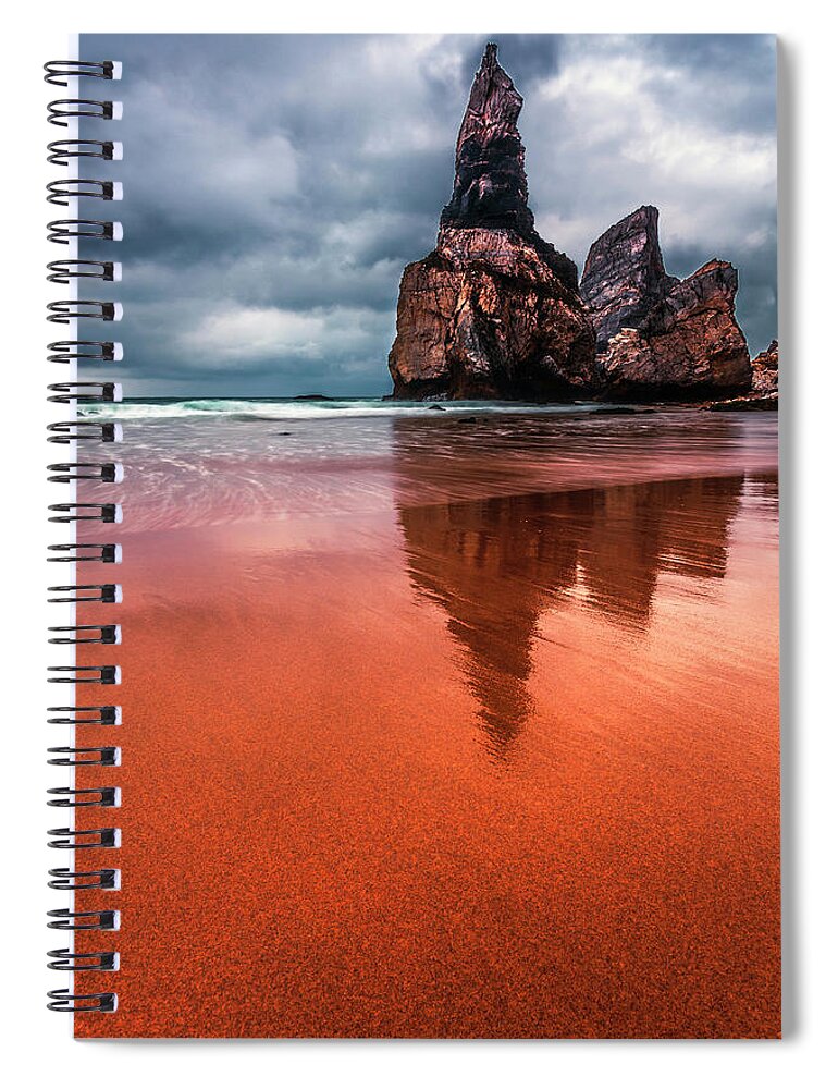 Portugal Spiral Notebook featuring the photograph The Needle by Evgeni Dinev