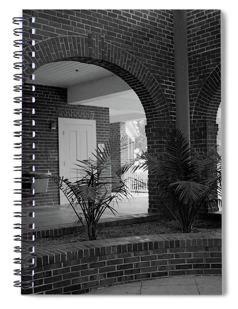 Arches Spiral Notebook featuring the photograph The Old Casino #2, St. Simons Island by John Simmons
