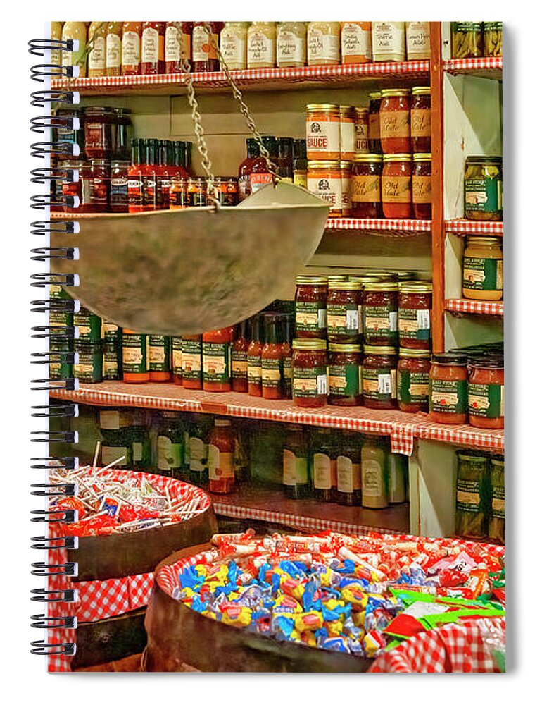 Country Store Spiral Notebook featuring the photograph The Old Country Store by Shelia Hunt