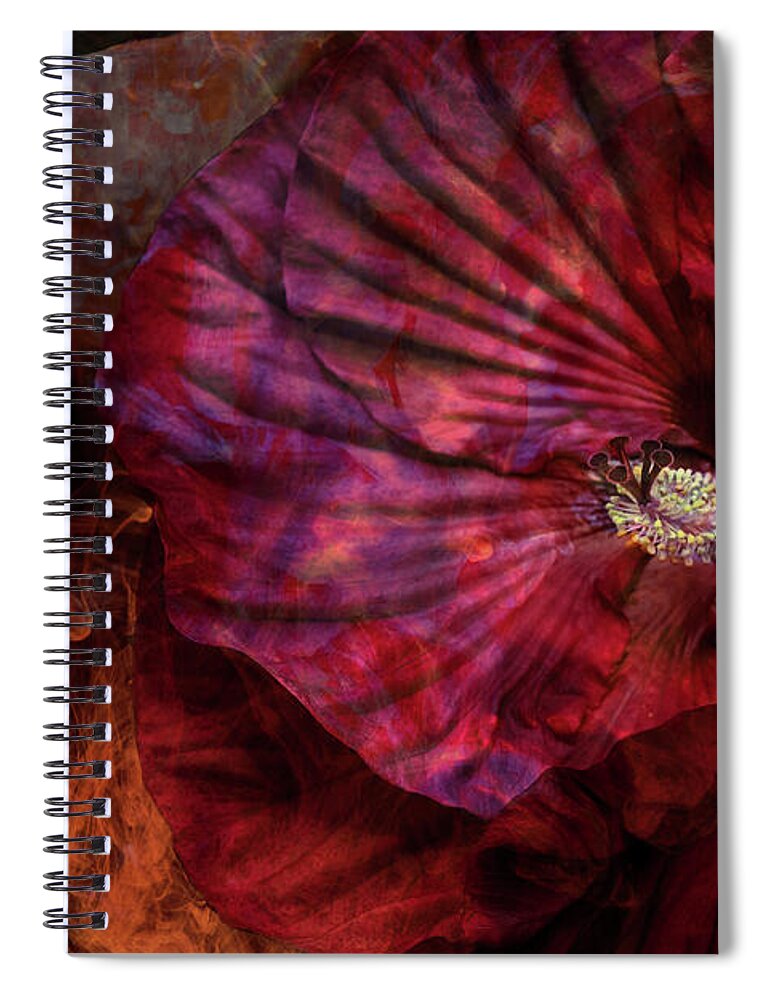 Hibiscus Spiral Notebook featuring the photograph The Only Show In Town by Cynthia Dickinson