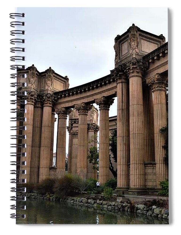 The Palace Spiral Notebook featuring the photograph The Palace by Warren Thompson