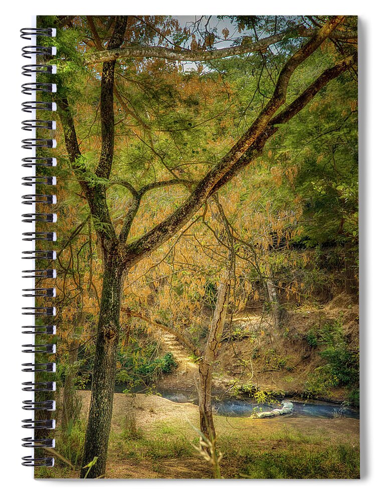 Ford Spiral Notebook featuring the photograph The passing on the Mabay river near Veguitas by Micah Offman