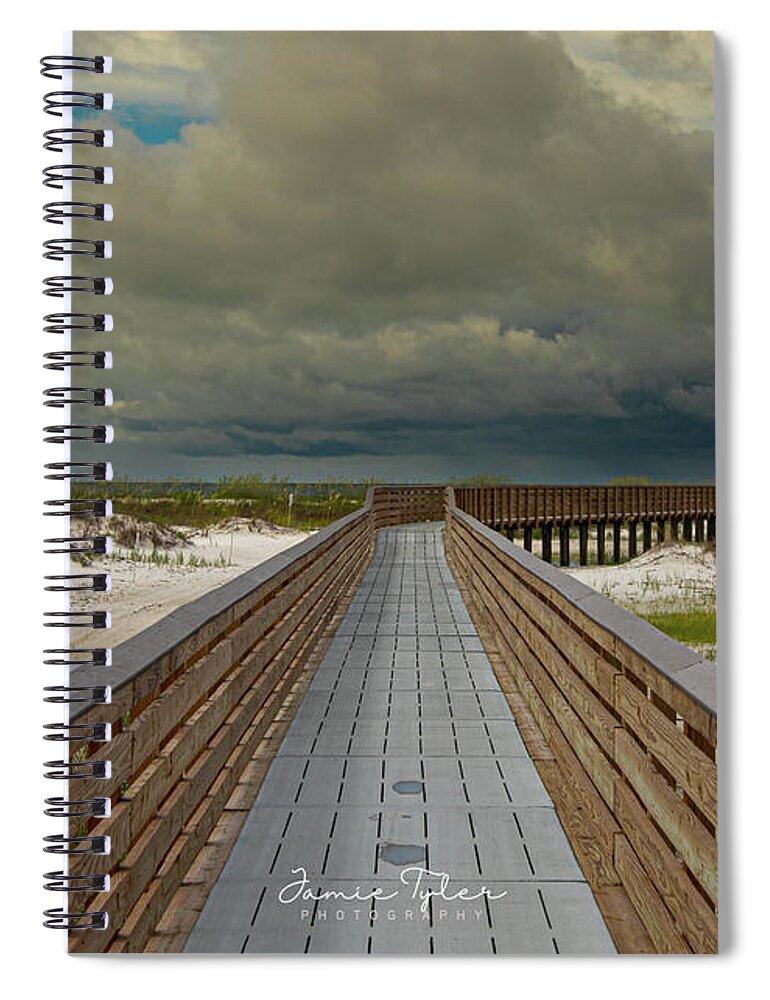 Beach Spiral Notebook featuring the photograph The path by Jamie Tyler