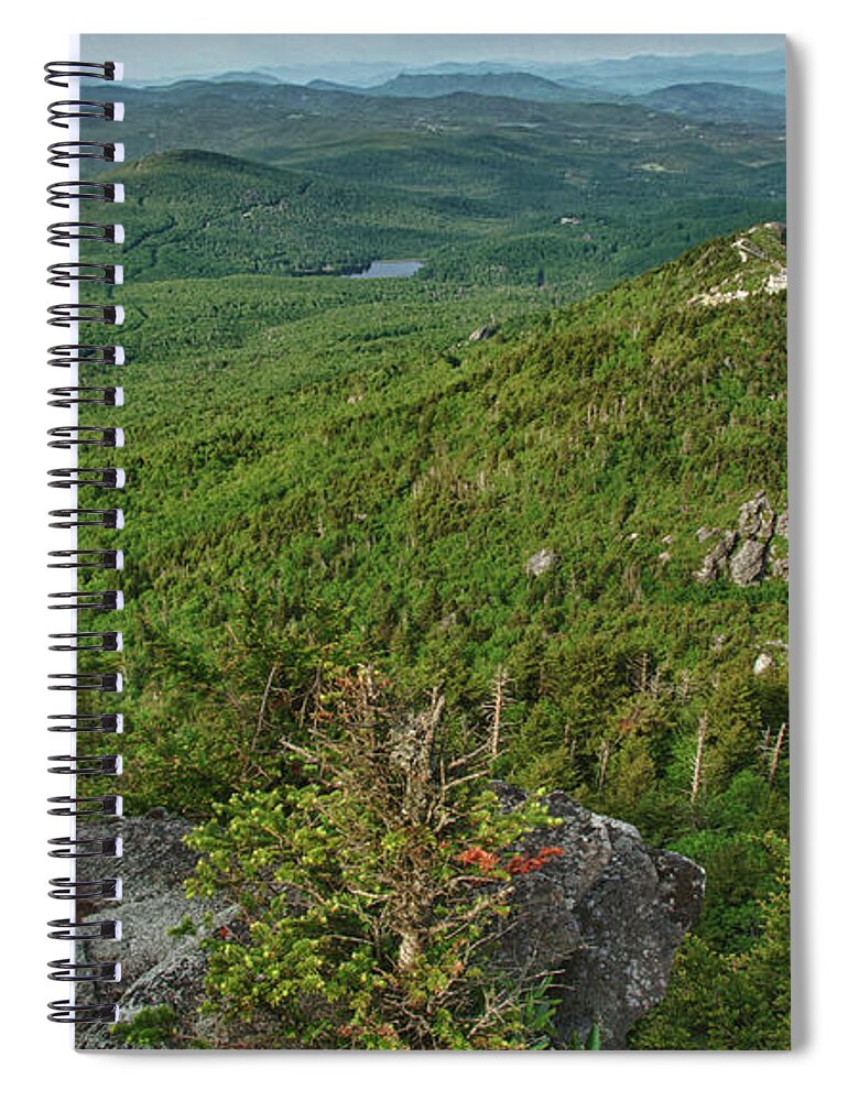 Blue Ridge Mountains Spiral Notebook featuring the photograph The Peak by Melissa Southern