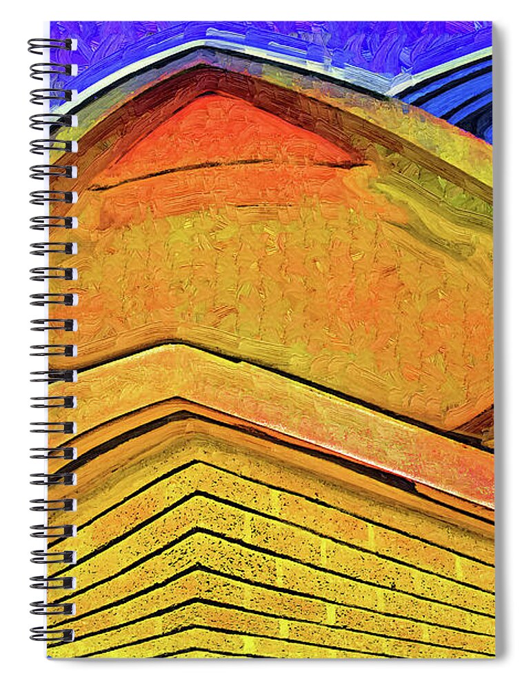 Home Spiral Notebook featuring the digital art The Pedestal by Kirt Tisdale