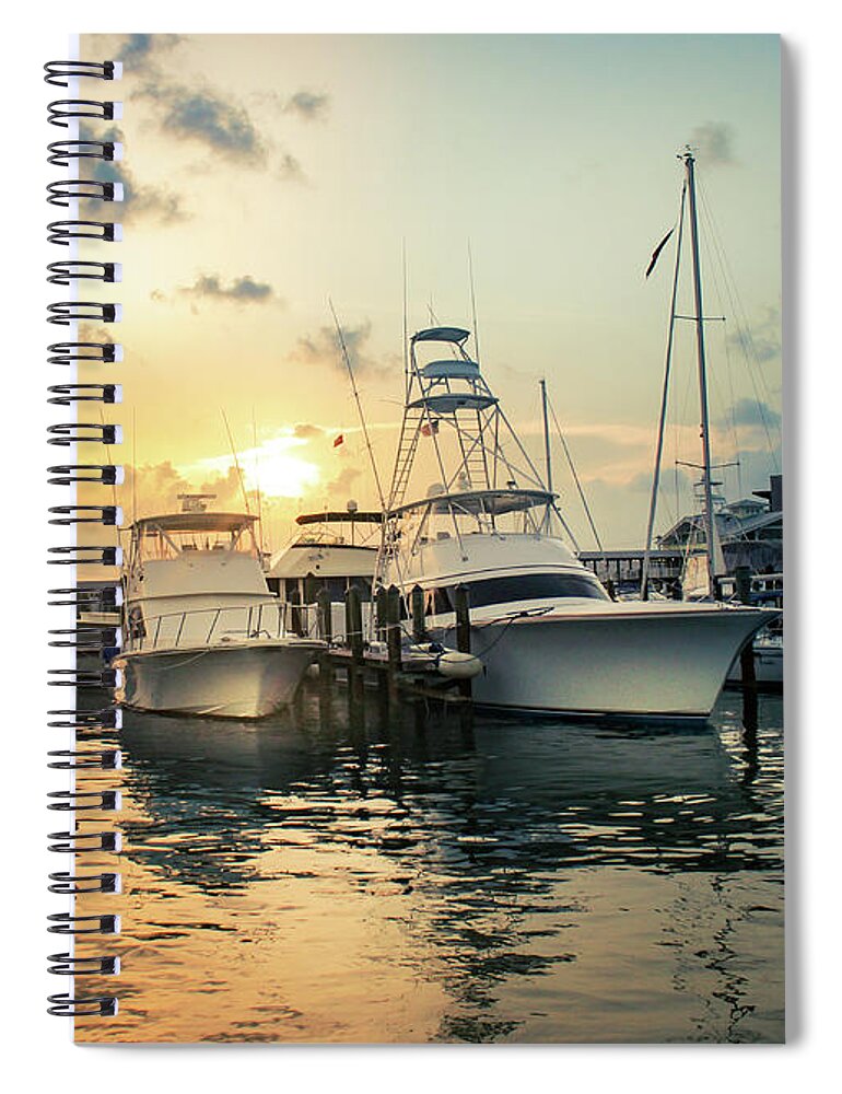Boats Spiral Notebook featuring the photograph The Prescribed Vibe by Jason Fink